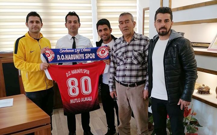 Düziçi Olimpikspor heyetinden Kaymakam Almalı'ya ziyaret