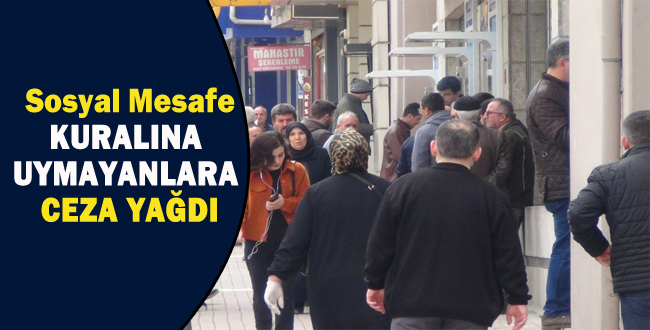 Yasaklara uymayan 14 kişiye para cezası verildi