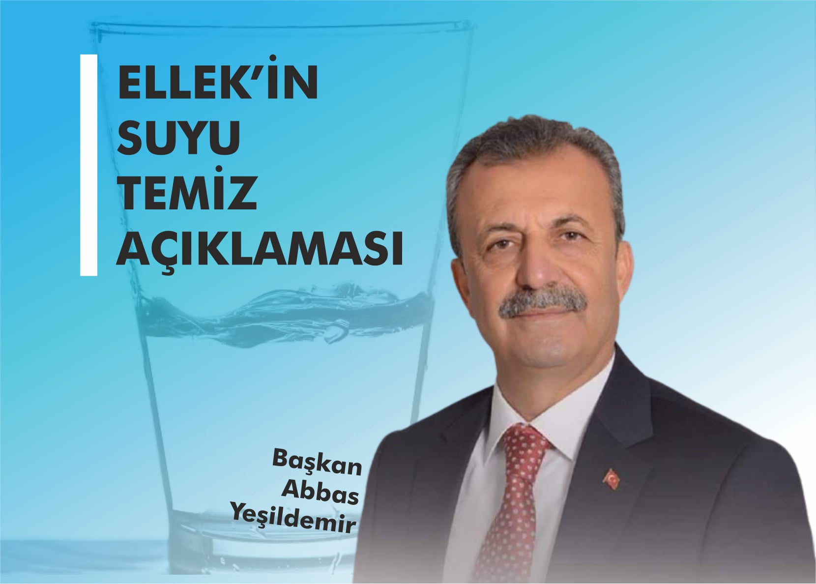 Ellek Belediyesi’nden Sular Temiz Açıklaması