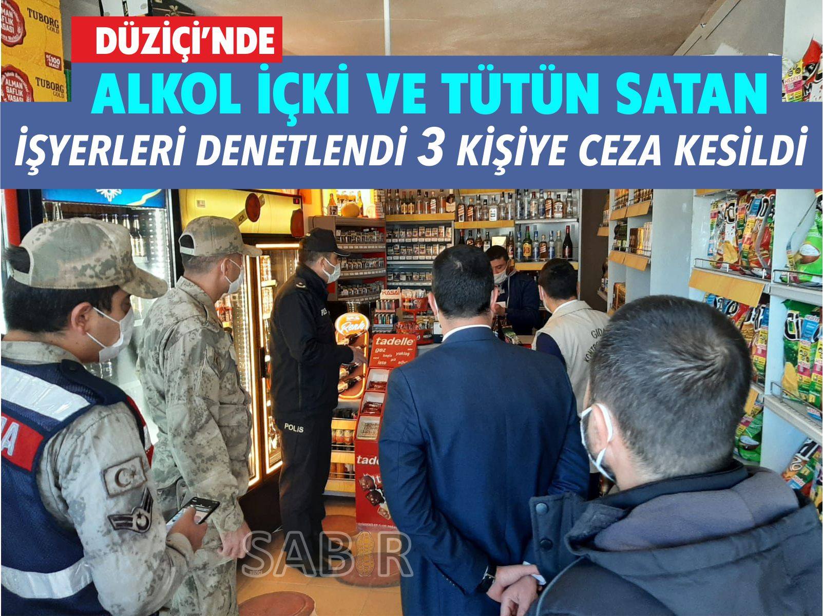 Düziçi'nde yılbaşı öncesi sahte içki denetimi