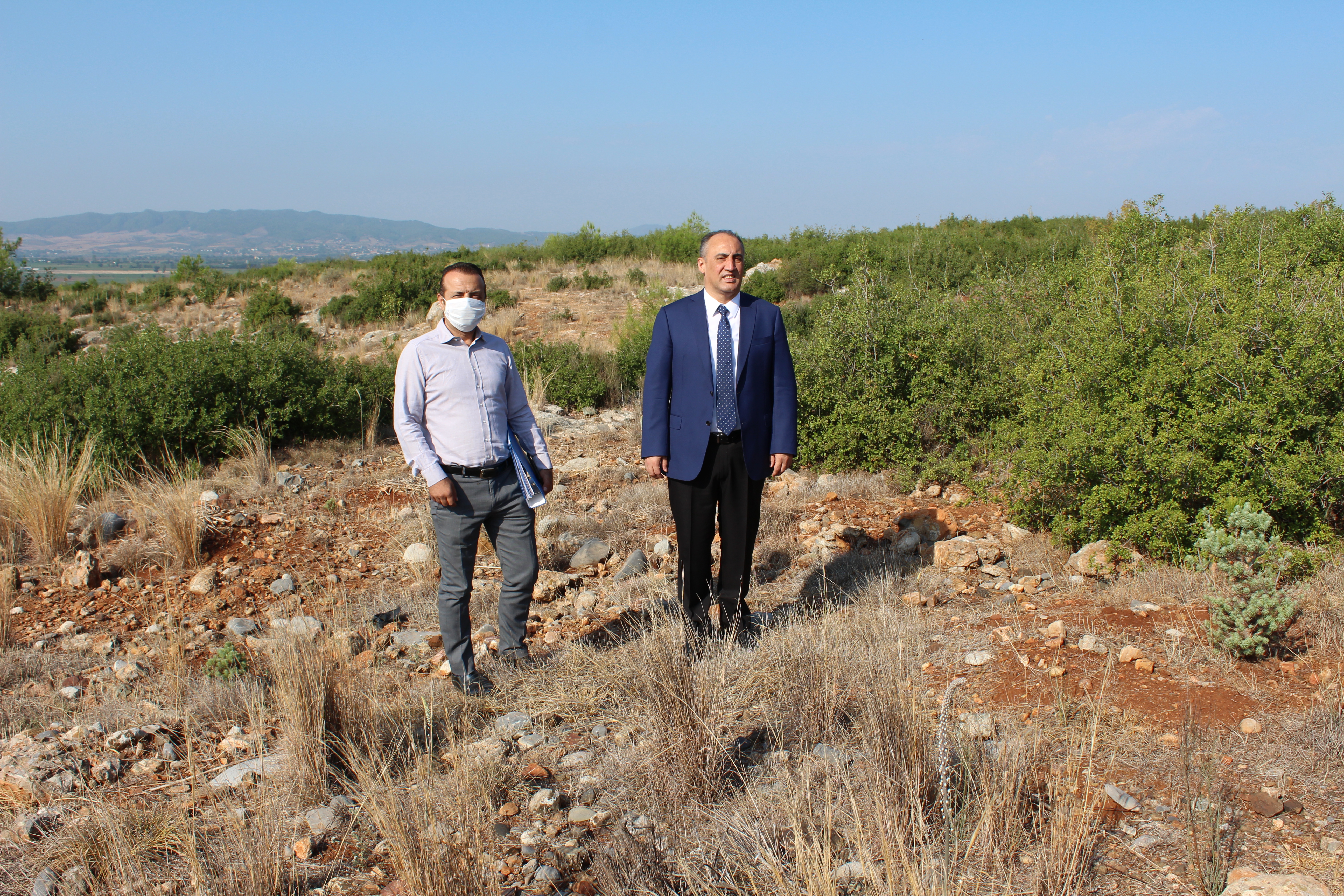 Düziçi Kaymakamı Turgay İLHAN Kurulacak Olan OSB Arazisini Yerinde İnceledi