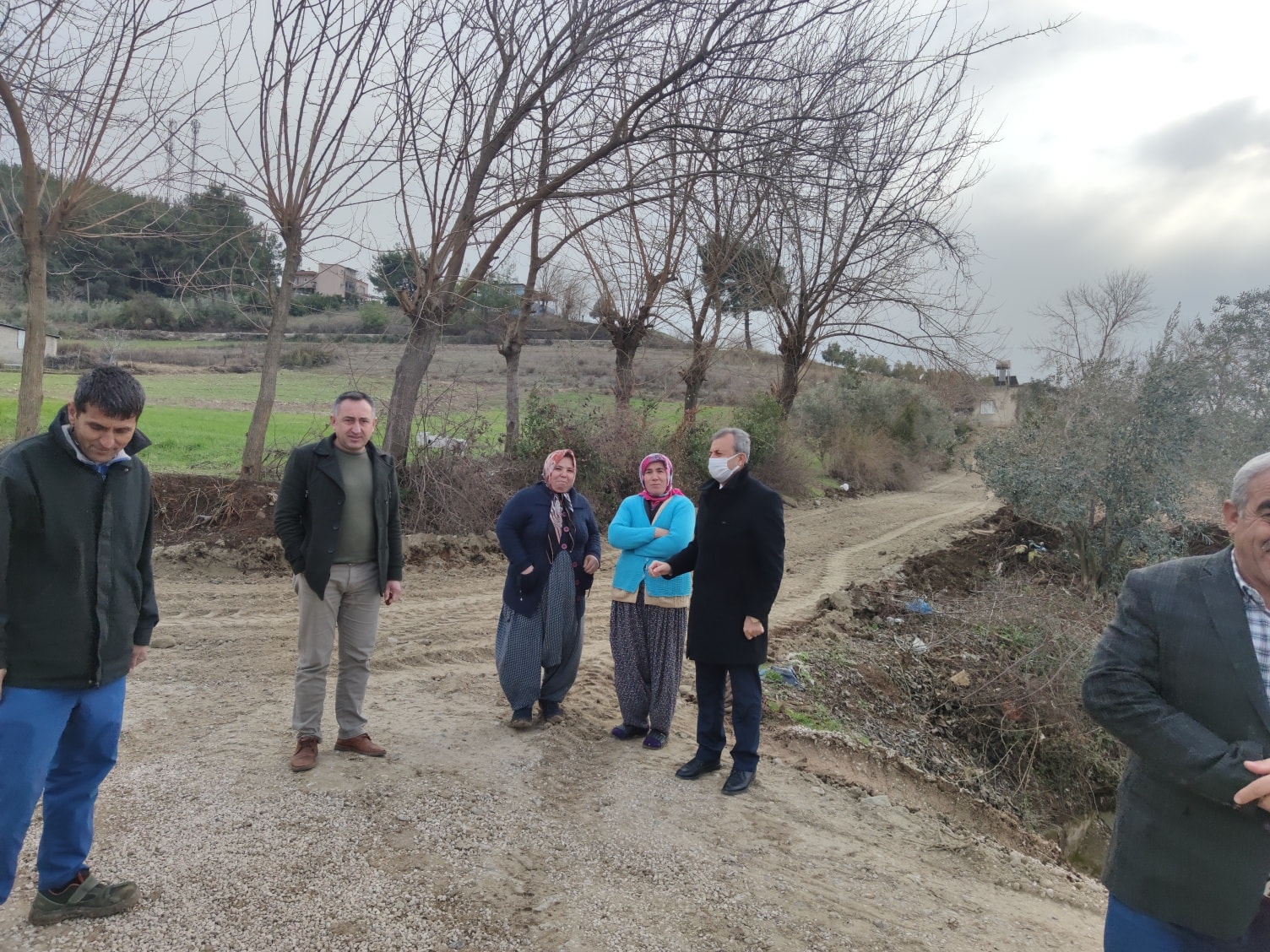 Yeşildemir yol çalışmalarını yerinde inceledi