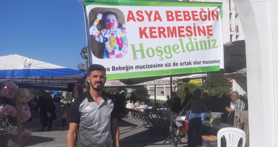 Asya Bebek için Rahime Hatun Meydanında kermes yapıldı