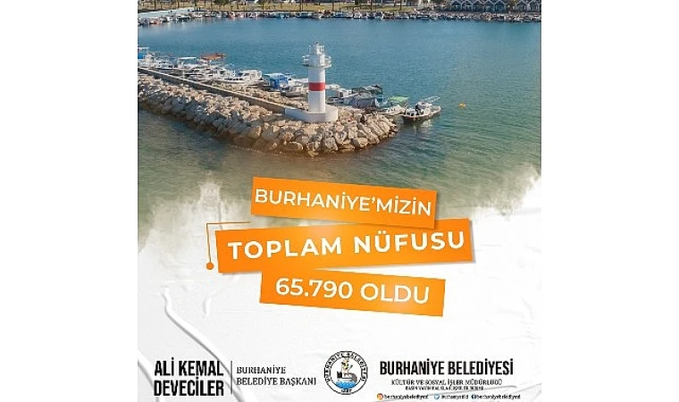 Burhaniye’nin yeni nüfusu: 65.790