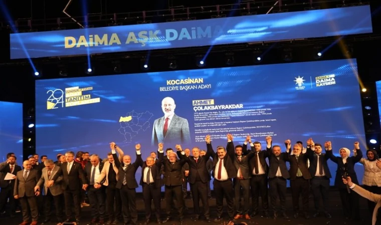 Kayseri Kocasinan’da Ahmet Çolakbayrakdar yeniden aday