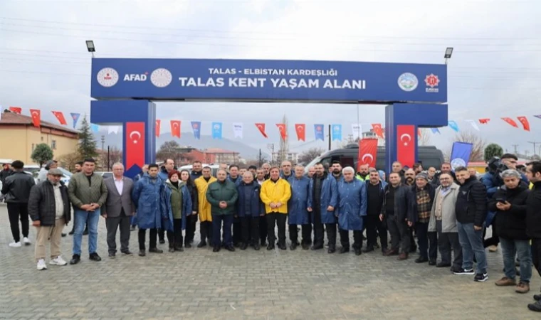 Kayseri Talas’tan çifte mesaj