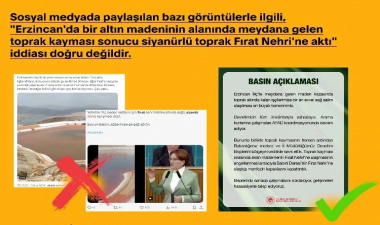 Siyanürlü toprak Fırat Nehri’ne mi aktı? Yanıt İletişim’den geldi...