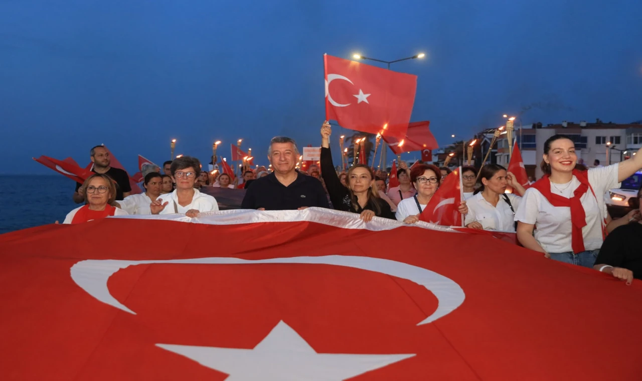 30 Ağustos Zafer Bayramı’na Güzelbahçe’de coşkulu kutlama