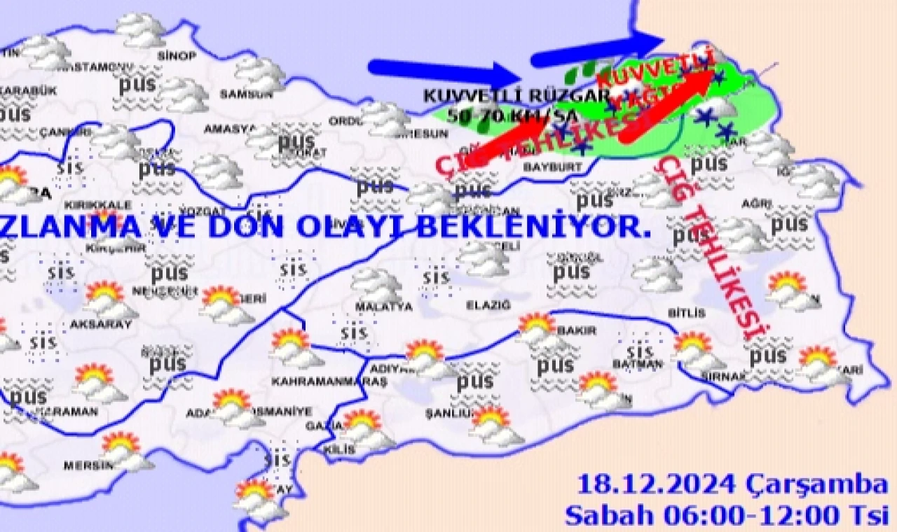 Meteoroloji’den Doğu’ya uyarı üstüne uyarı!