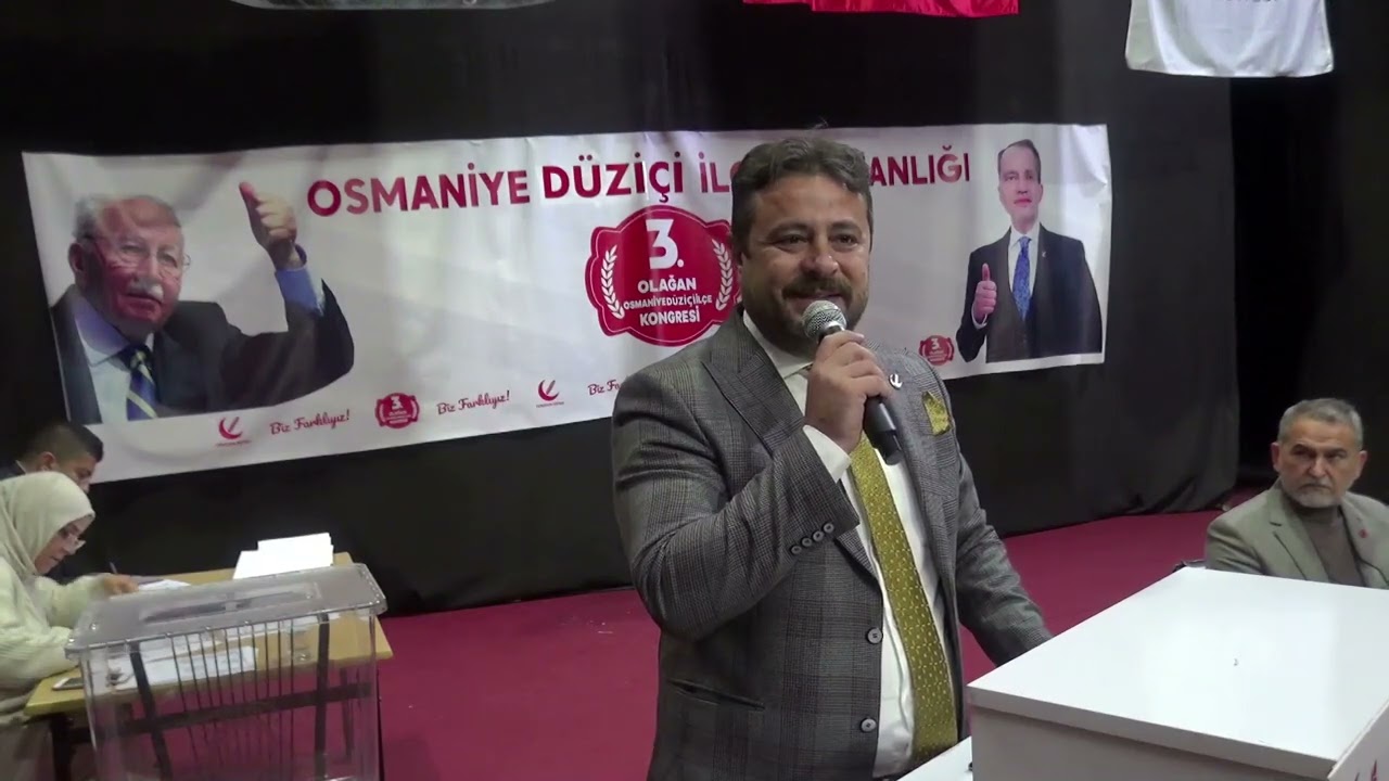 Yeniden Refah Partisi Osmaniye Düziçi 3. olağan ilçe kongresi